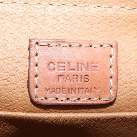 CELINE Macadam Canvas Pouch PVC Brown Auth yk12385 - Picture 10 of 16